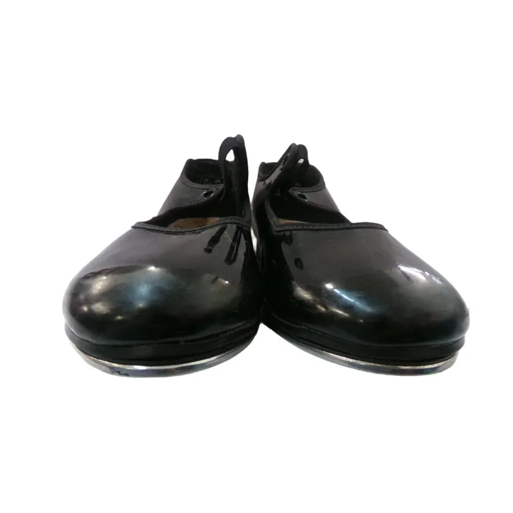 Pre-Owned Dance Tap Shoes Capezio Big Kids 12M Tyette Man Made Elastic Student